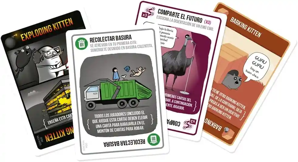 Juego De Mesa Exploding Kittens Recetas Del Desastre Adultos