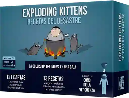 Juego De Mesa Exploding Kittens Recetas Del Desastre Adultos