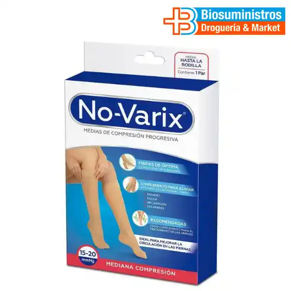  Media Calcetin La Rodilla 1520 Mmhg No-Varix Talla S Color Beige Ref 10106602 