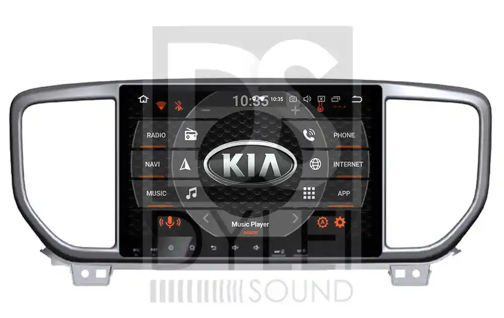 Radio Tipo Original Kia Sportage Revolution 2019+ Carplay 2gb Ram + 32gb Rom