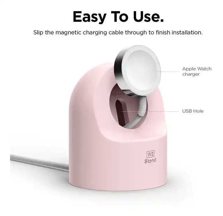 Stand Para Apple Watch Elago W2 En Rosado