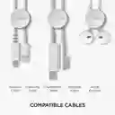 Organizador De Cables En Escritorios Elago X 7 Unid Blanco