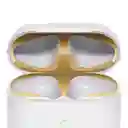 Protector De Polvo Para Airpods 1/2 Elago En Dorado X2 Pares