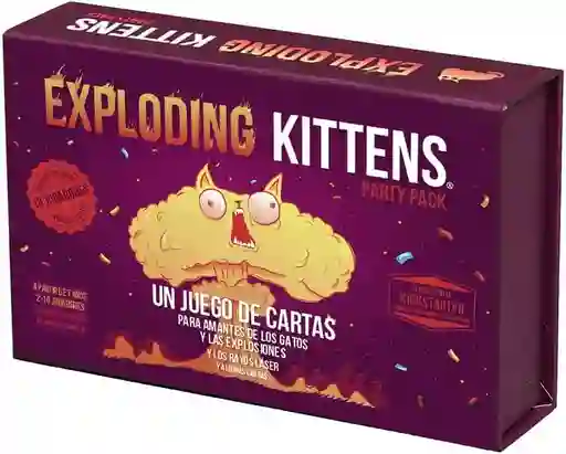 Juego De Mesa Exploding Kittens Fiesta Adultos Y Niños