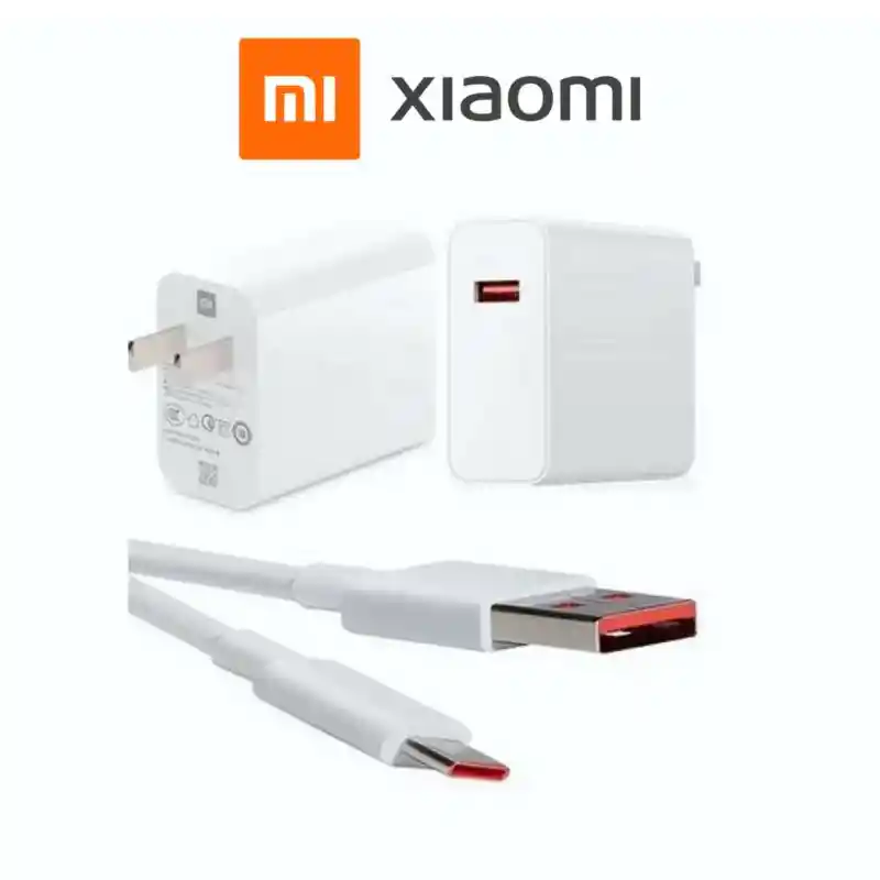 Cargador Xiaomi 33w Carga Rapida