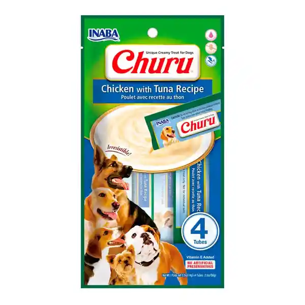 Churu Purée - Pollo Con Atún Para Perro