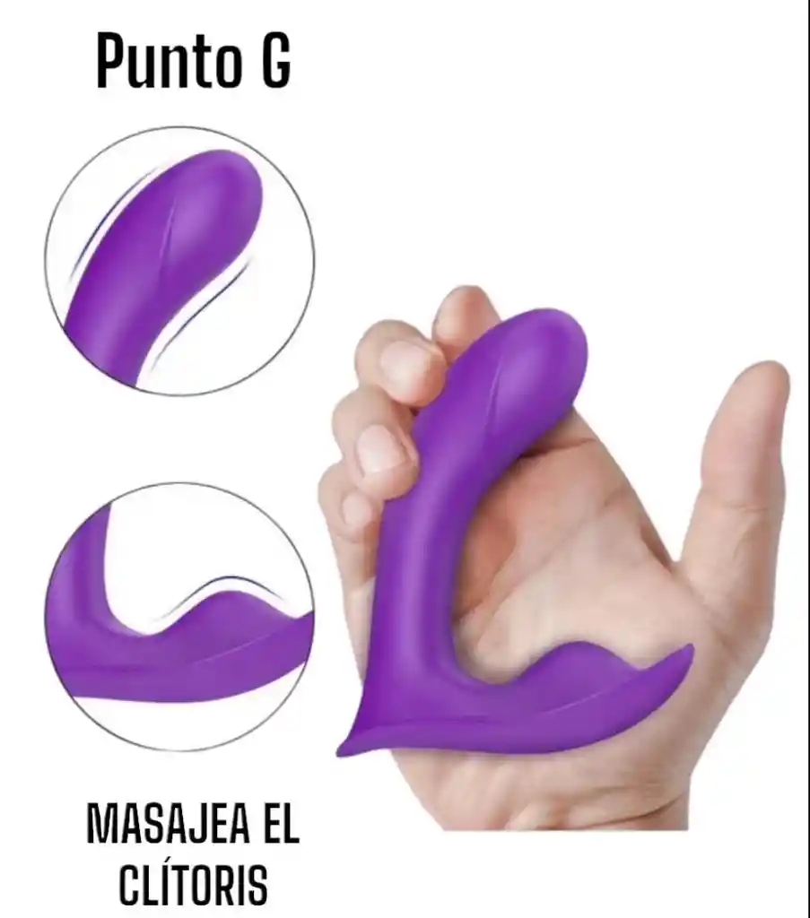 Vibrador Consolador Doble Estimulación A Control Remoto Doble Motor Masajeador De Clítoris