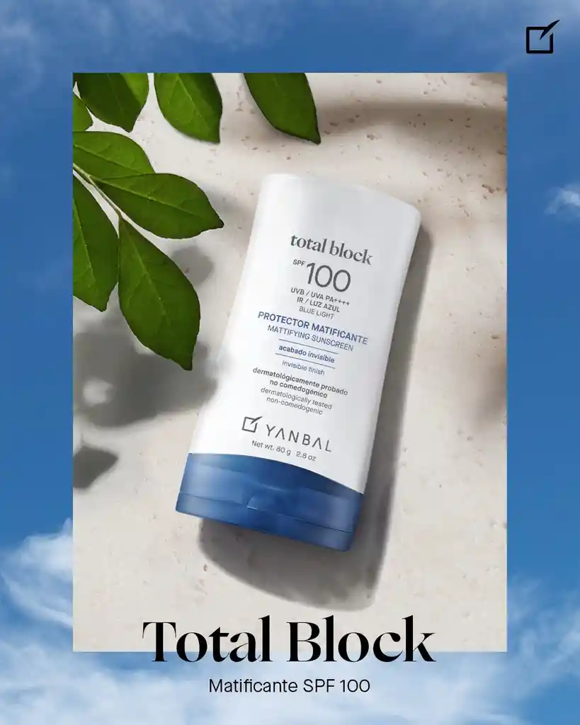 Total Block Matt Spf100 Yanbal