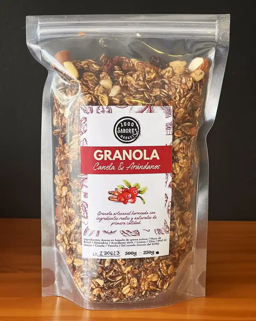 Granola Premium Canela Y Arándanos