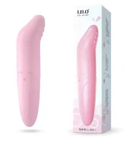 Vibrador Mini Bala Delfin Discreto Rosa Lilo