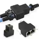 Splitter Divisor Red Rj45 / Adaptador Hembra 1 A 2. Fino X2