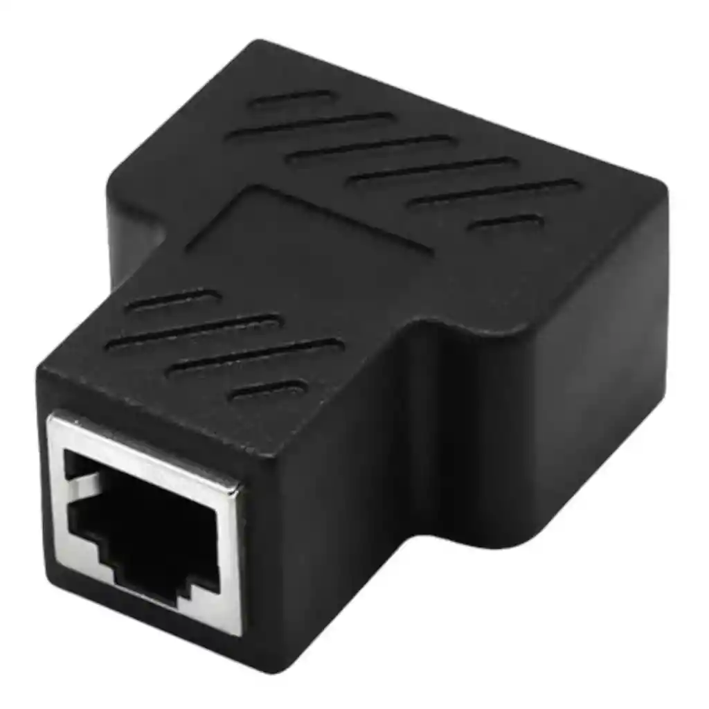 Splitter Divisor Red Rj45 / Adaptador Hembra 1 A 2. Fino X2