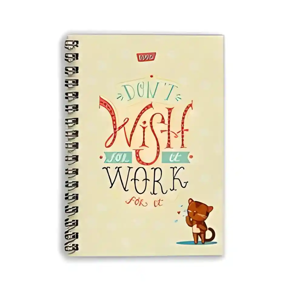 Cuaderno Agenda Femenina Lukis 5 Materias Cuadriculada