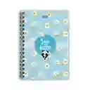 Cuaderno Agenda Femenina Lukis 5 Materias Cuadriculada