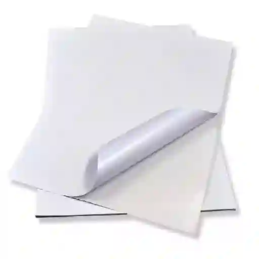 Hojas Papel Adhesivo Mate Carta X 10 Unidades