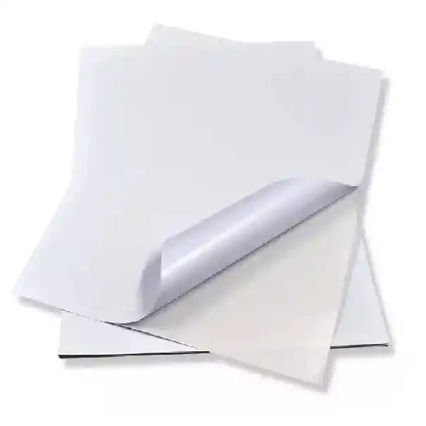 Hojas Papel Adhesivo Mate Carta X 10 Unidades