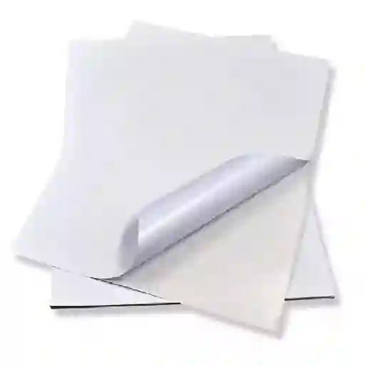 Hojas Papel Adhesivo Mate Carta X 100 Unidades