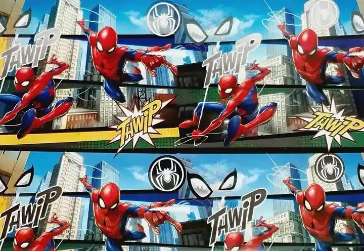 Papel De Regalo Niño Spiderman 48 X 68 Cm. X 2 Unidades