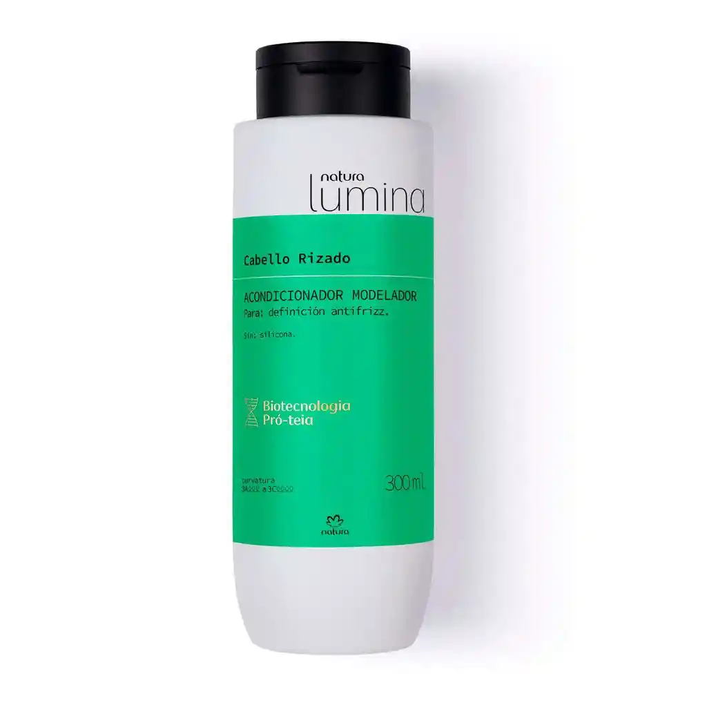 Acondicionador Hidratante Lumina Natura Cabello Rizado O Crespo