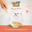 Snack liquido para gatos Fancy Feast con atún y salmón x40gr