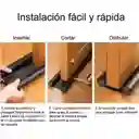 Tapon Puerta Burlete Polvo Sello Protecto Insecto Ruido Olor Color Marron