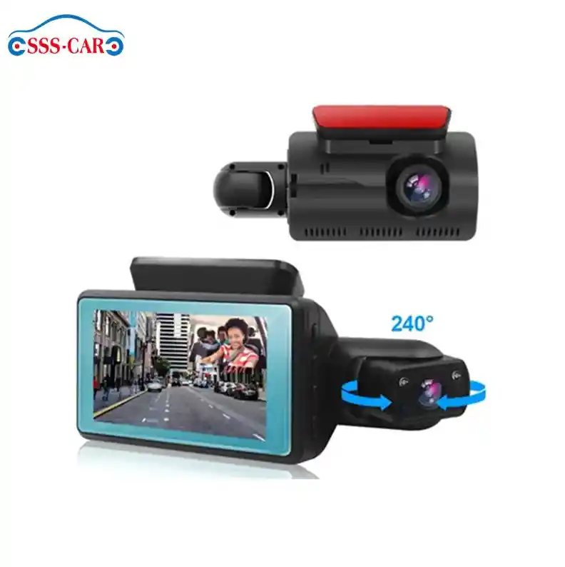 Dash Cam Carro Dvr Full Hd 1080p Doble Lente Front Back