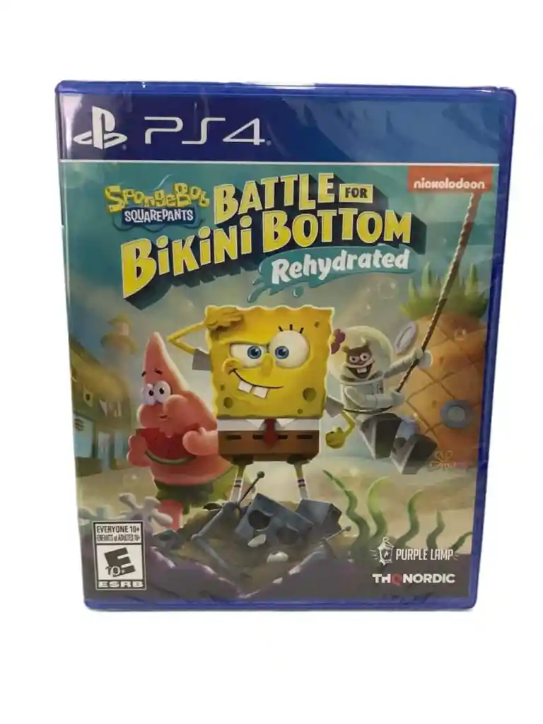 Bob Esponja Rehydrated Ps4 Nuevo Y Sellado