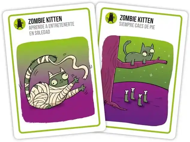 Juegos De Mesa Zombie Kitten Para Niños Y Adultos