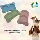 Comedero Para Perros Doble Colores Variados