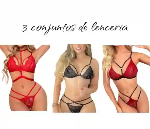 Lencería Para Mujer Sexy ¡lleva 3¡