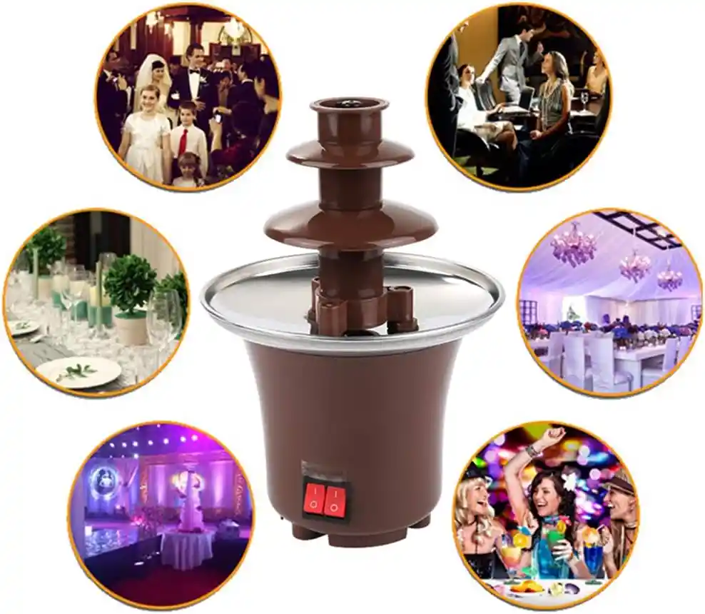 Maquina Fuente De Chocolate Cascada Fondue Electrica