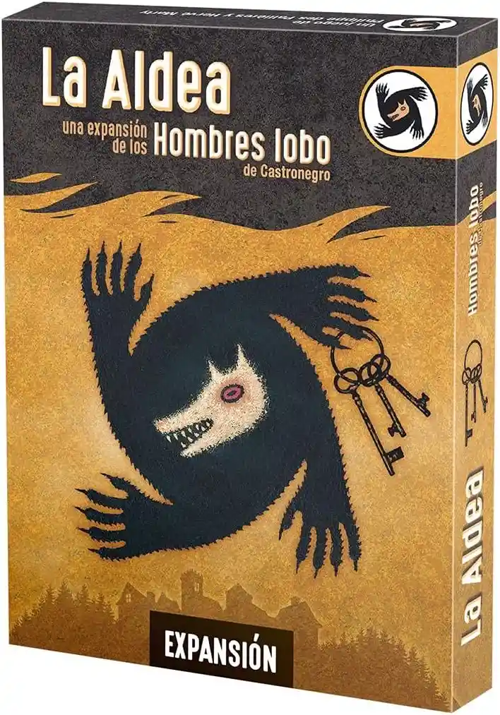 Juego De Mesa La Aldea Hombres Lobo De Castro Negro Adultos