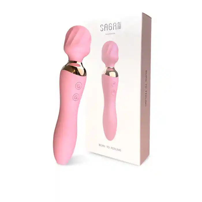 Vibrador Doble Motor Masajeador De Clitoris Hitachi Y Consolador 12 Modos De Vibracion Superior E Inferior