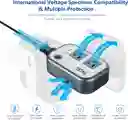 Convertidor De Voltaje Para Viaje 220v 110v Adaptador Universal Varrias Cabezas
