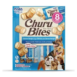 Churu. Bites Dogs Pollo Con Queso X 8 96gr