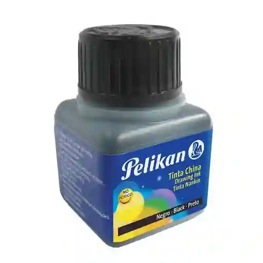 Tarro De Tinta China Pelikan 30cc Negra