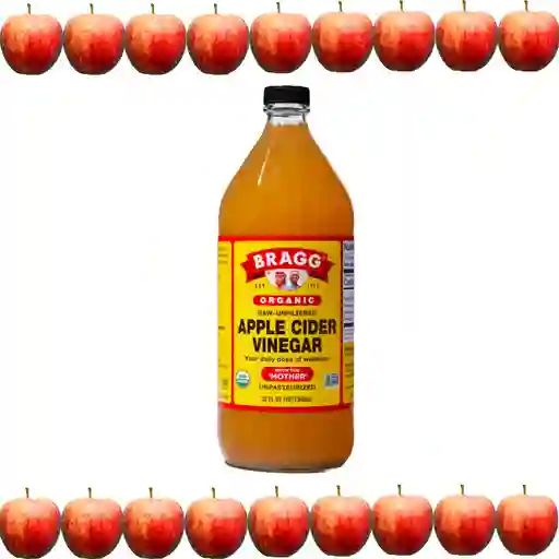 Vinagre Cidra De Manzana Con Madre Bragg 946 Ml