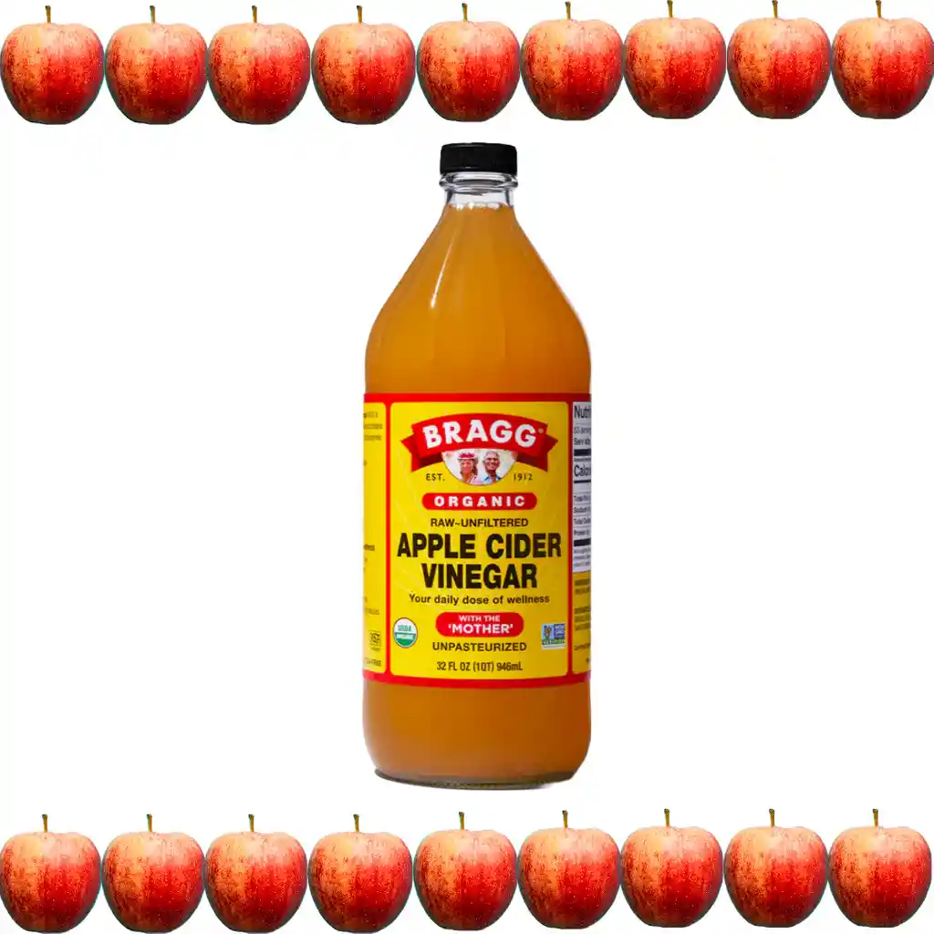 Vinagre Cidra De Manzana Con Madre Bragg 946 Ml