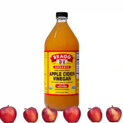 Vinagre De Cidra De Manzana Con La Madre Bragg 946 Ml