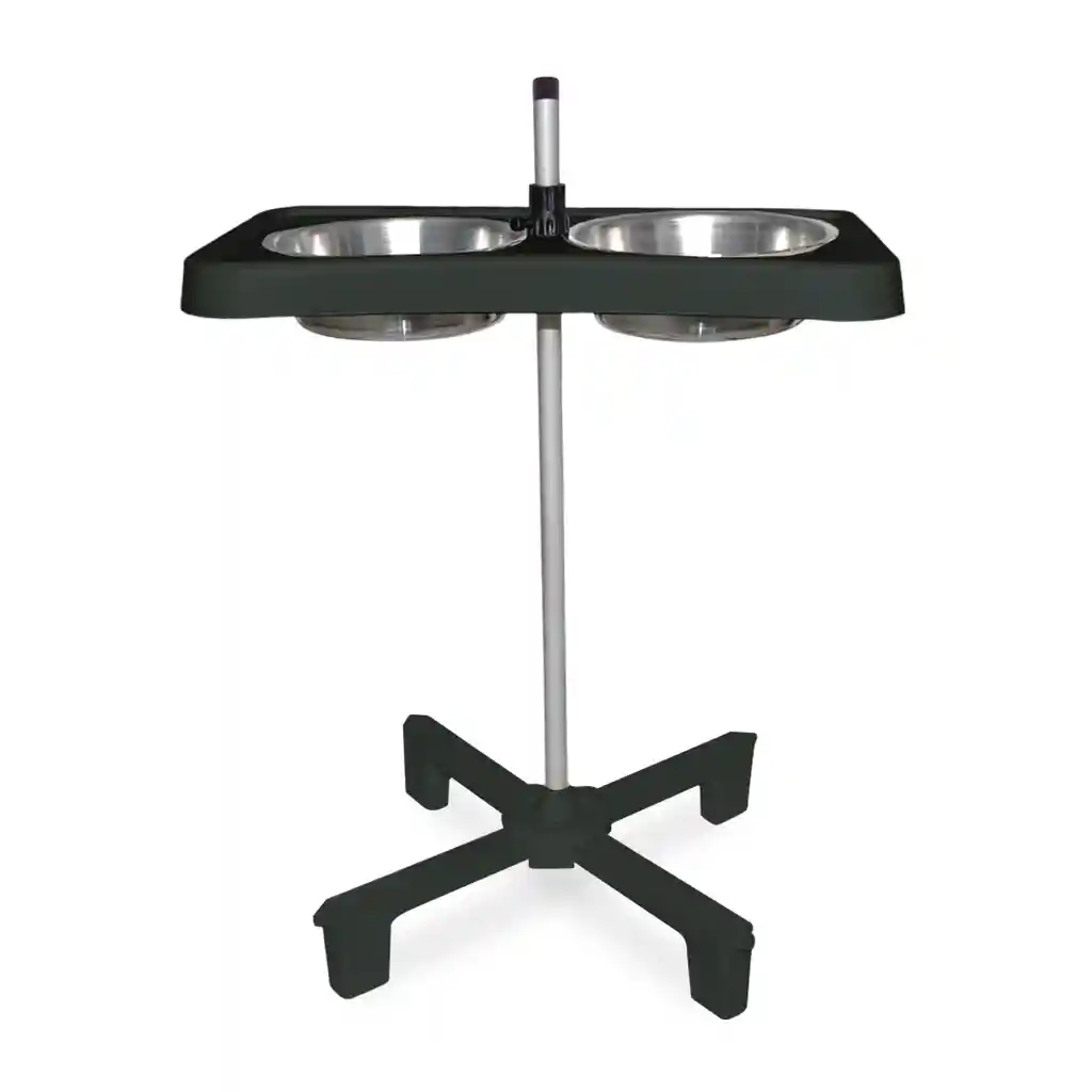 Comedor Ajustable Para Mascotas Grande