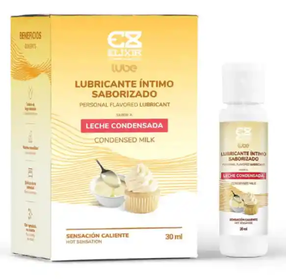 Lubricante Íntimo Saborizado Elixir Leche Condensada 30ml