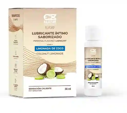 Lubricante Íntimo Saborizado Elixir Limonada De Coco 30ml