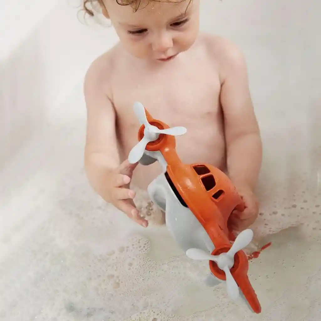 Juguete Para El Baño Avión Ecológico Para Niños Y Niñas