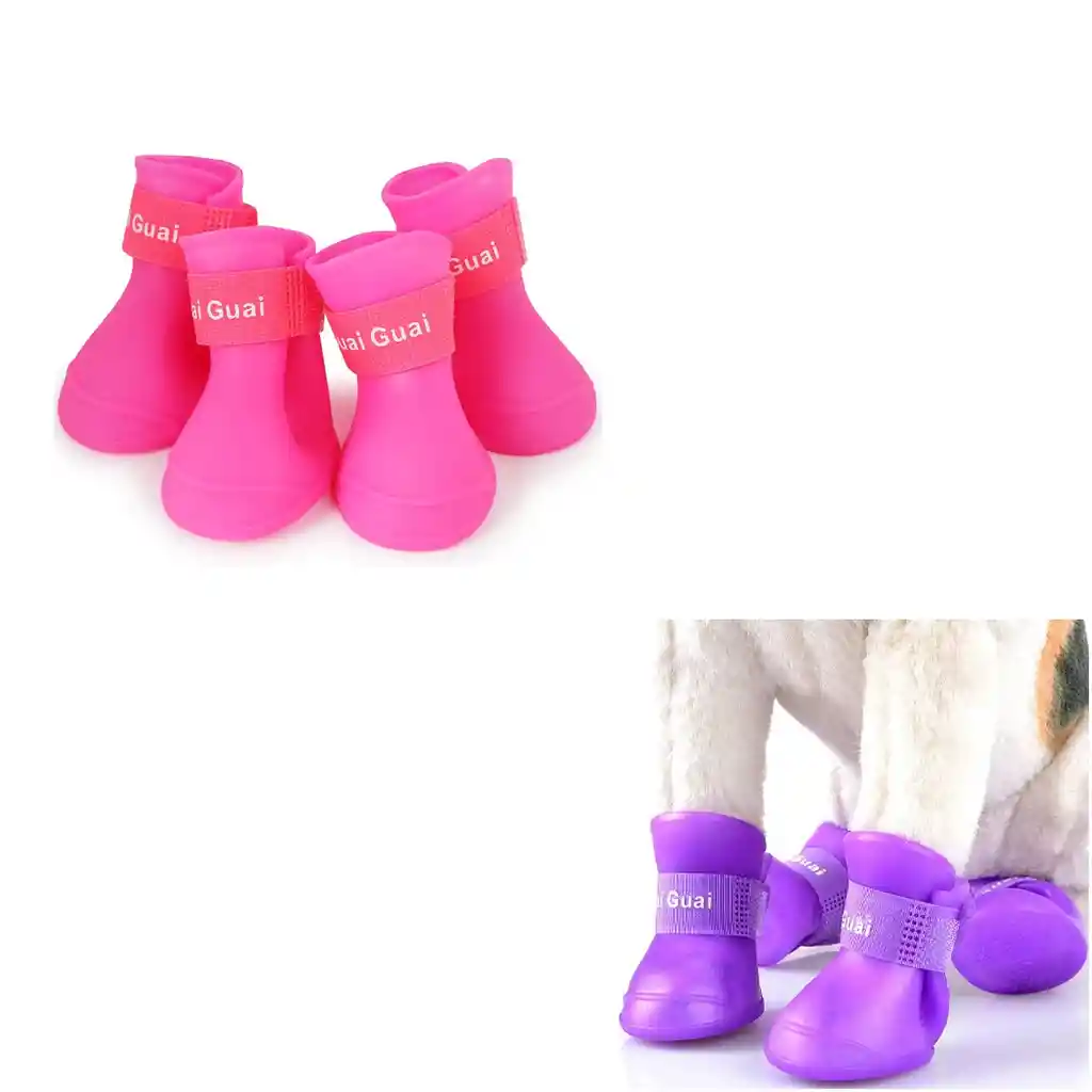 Zapatos Botas Impermeable Para Perros Y Gatos Talla S