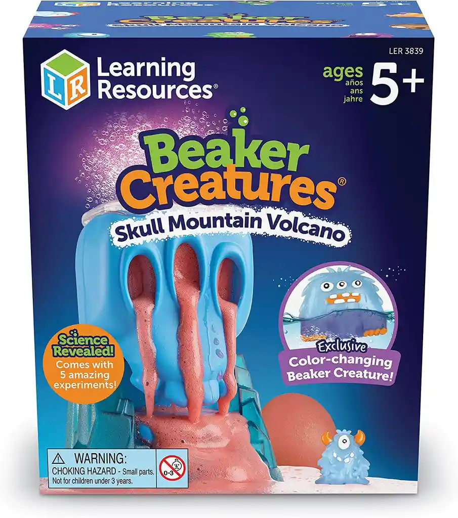 Experimento Para Niños Niñas Volcán Creaturas Mágicas Stem