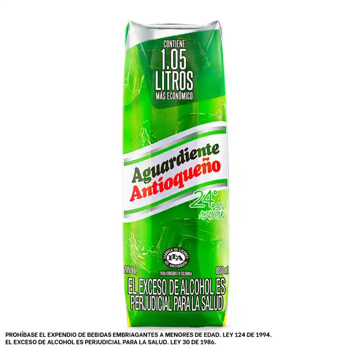 Aguardiente Antioqueño Tapa Verde