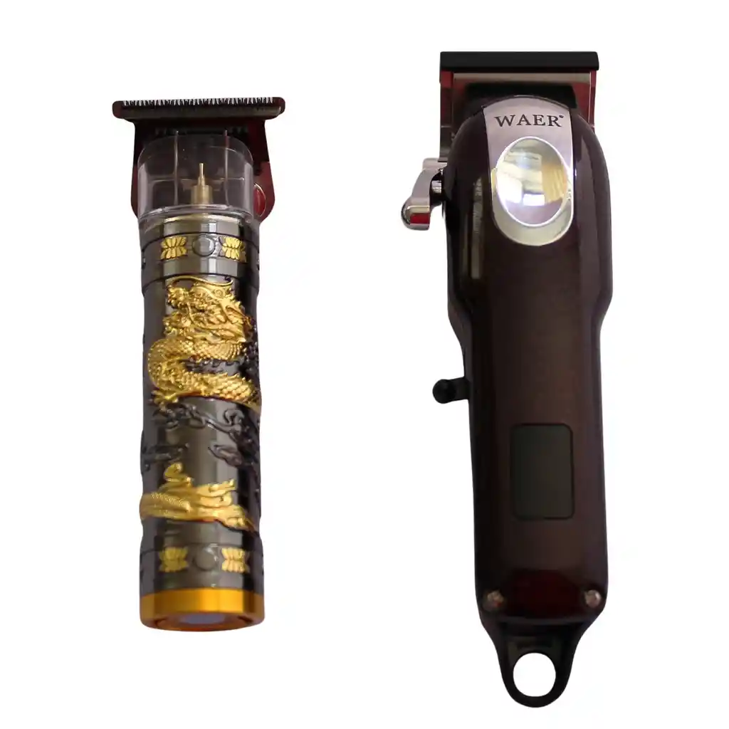 Combo Maquina Y Patillera Para Corte De Cabello