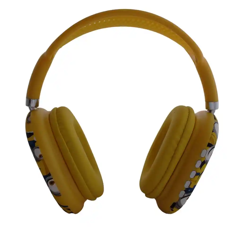 Audifonos Diadema Con Bluetooth Diseño Minions