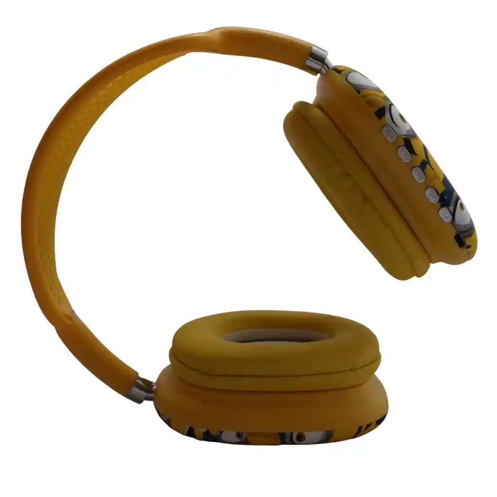 Audifonos Diadema Con Bluetooth Diseño Minions