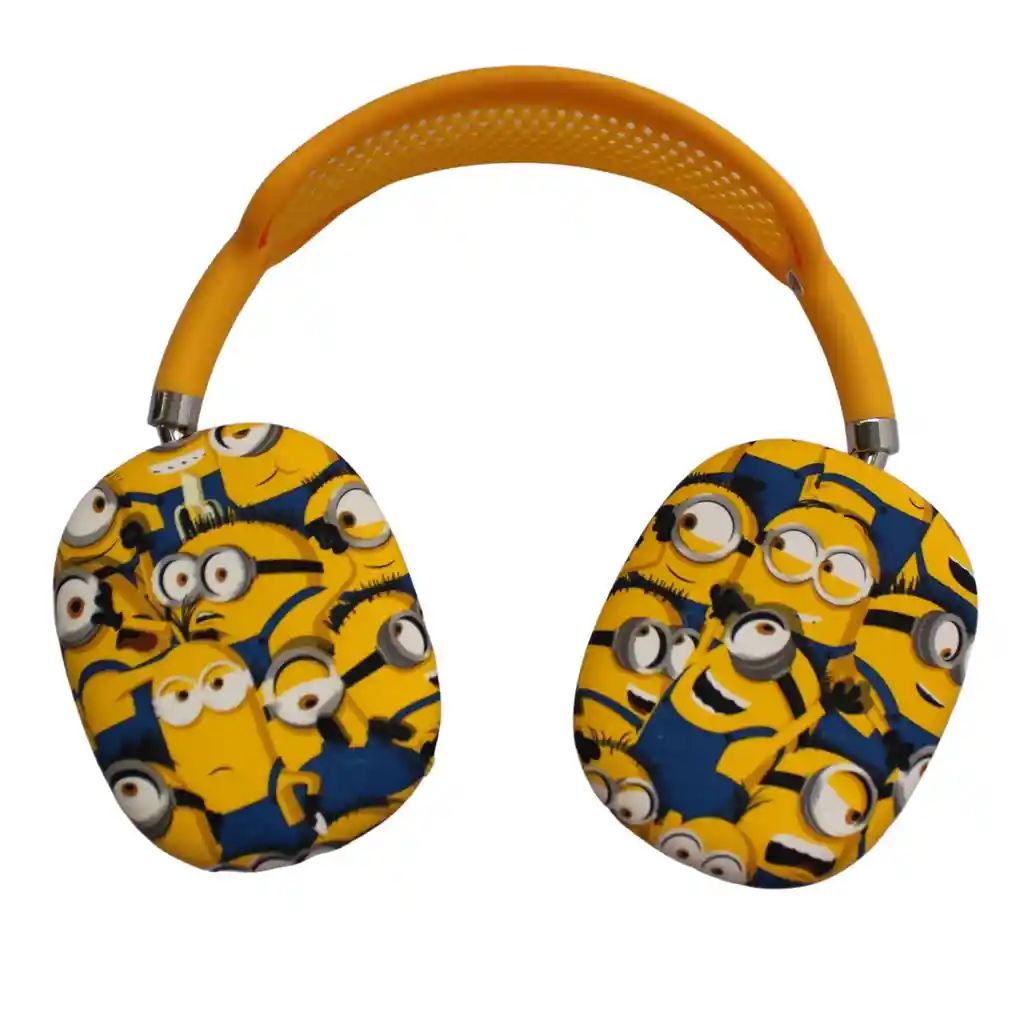 Audifonos Diadema Con Bluetooth Diseño Minions